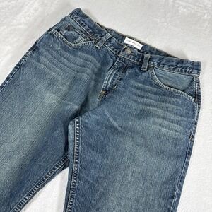 VINTAGE Bullhead Loma Jeans Men 33X30 Blue Relaxed Bootcut Medium Wash Y2K